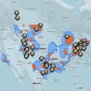 Shale basin and plays geographic data were retrieved from the U.S. Energy Information Administration and are current as of May 9, 2011. Information on fraccidents were compiled from the source(s) cited with each fraccident. http://earthjustice.org/features/campaigns/fracking-across-the-united-states