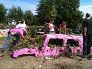 CODEPINK buries the Hummer