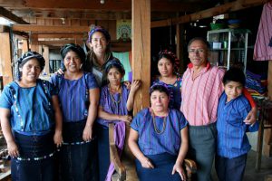 Jocelyn and weaving partners in Guatemala Photo Credit: Global Exchange, September 2012