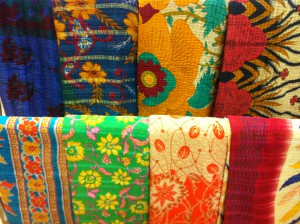 Upcycled Fair Trade Sari Blankets