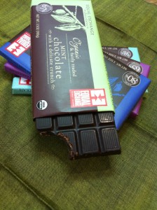 Try these amazing Equal Exchange chocolate bars--woops, looks like someone already has!